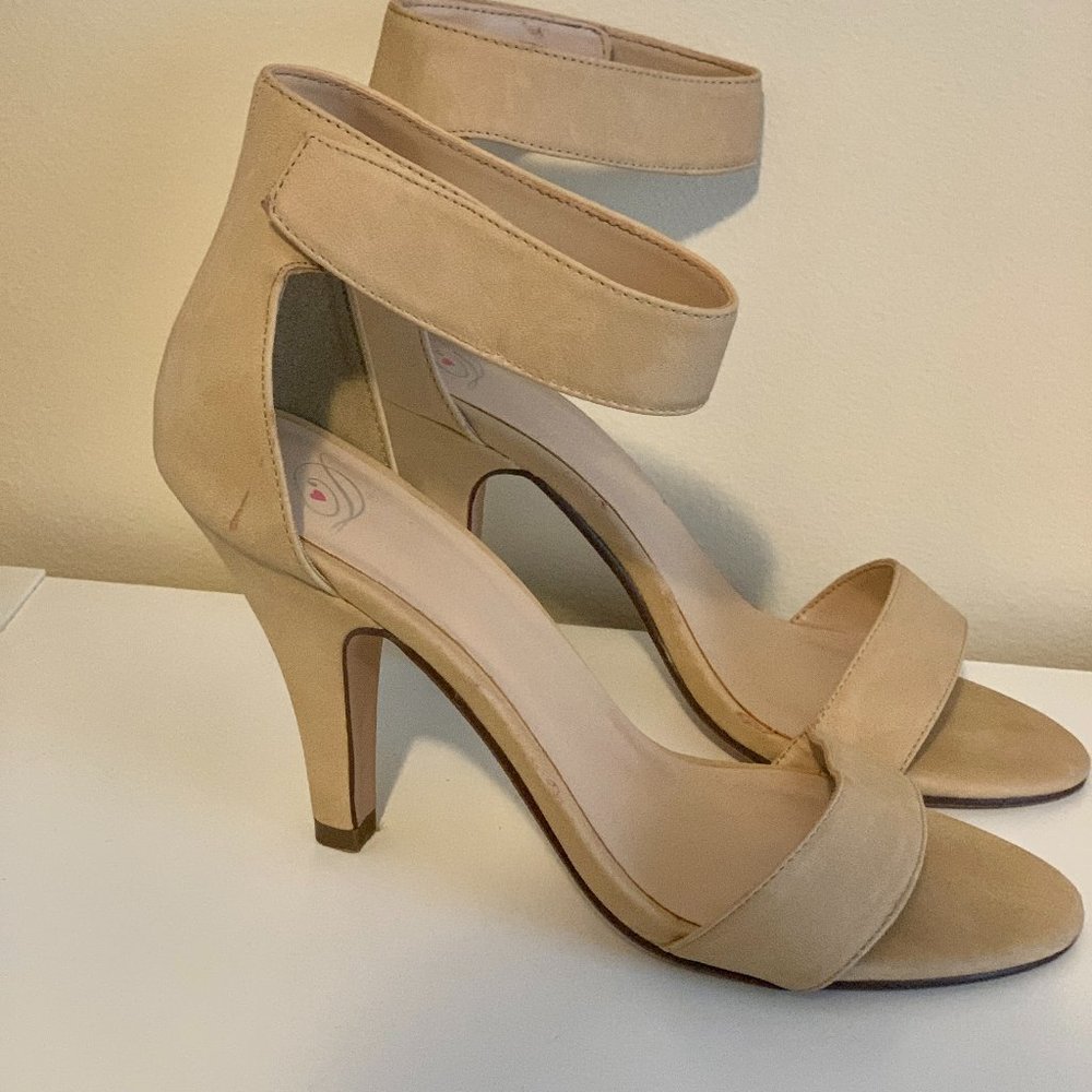 Tan Suede Heels